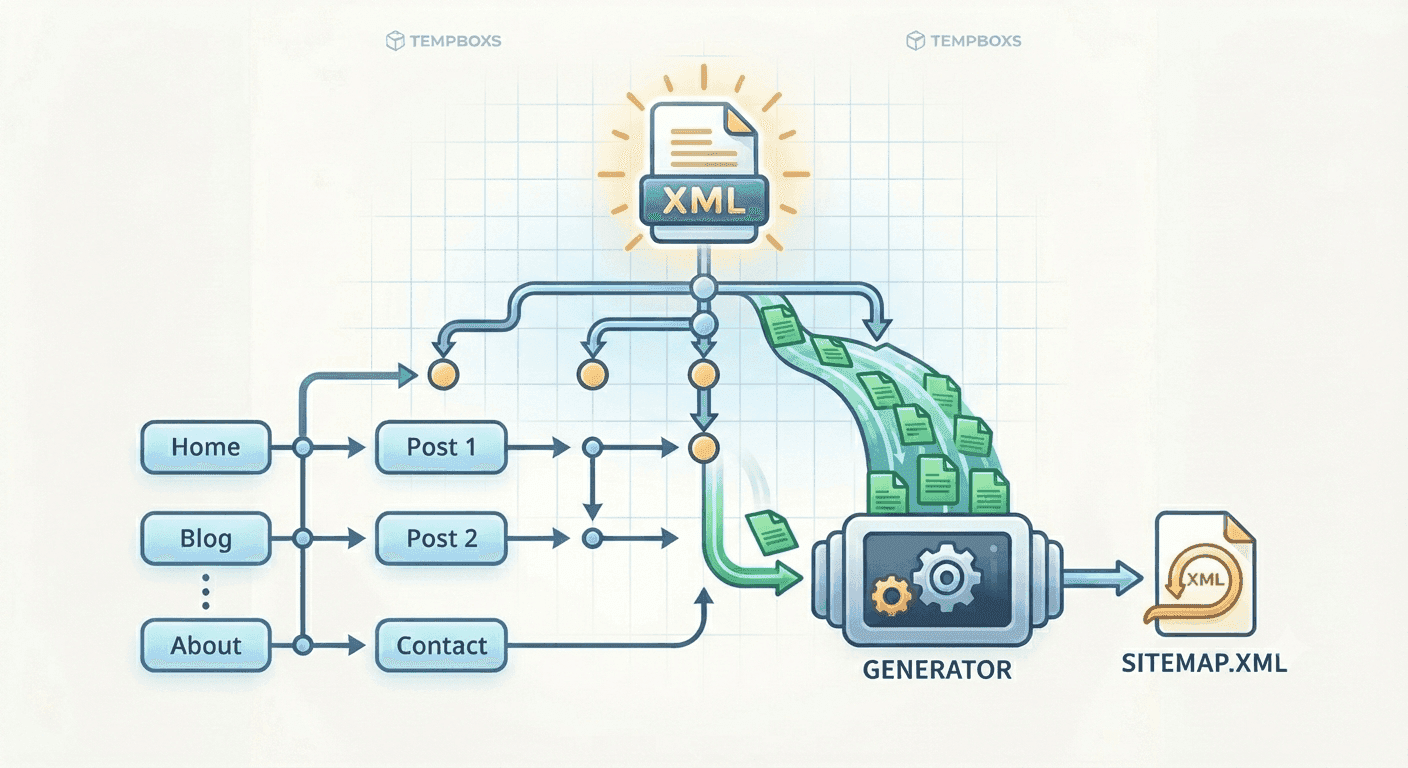 Illustration for “XML Sitemap Guide: Help Crawlers Find Public Tools, Guides, and Policies”